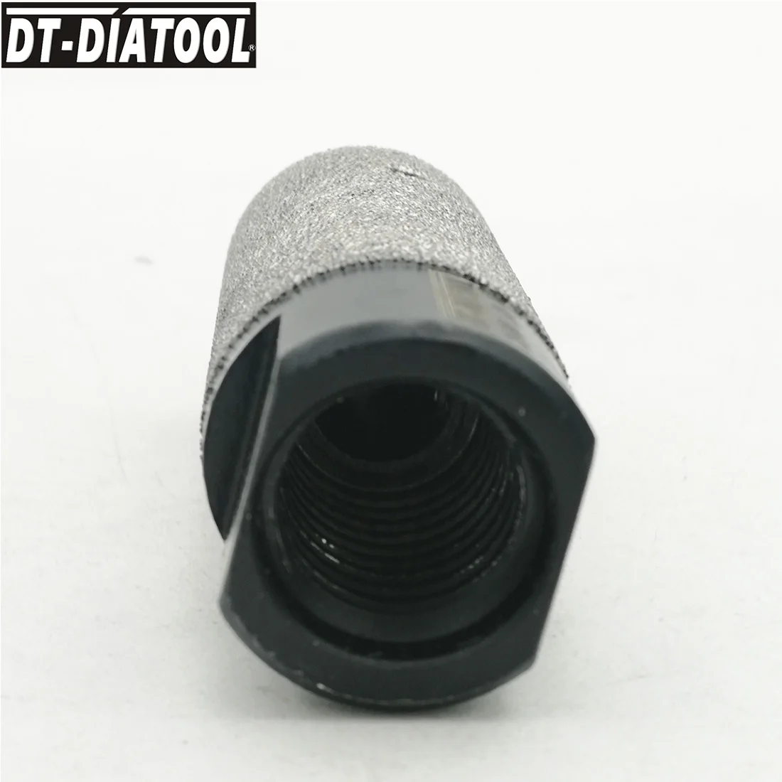 DT-DIATOOL 2 PCS DIA 25mm 5/8-11 สูญญากาศ Brazed Diamond เครื่องกัดนิ้วมือ Bits สำหรับ Enlarge หลุมใน Porcelain เซรามิคหินอ่อนหินแกรนิต