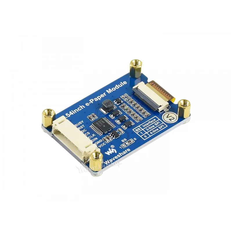 1.54inch e-Paper Module 200x200 E-Ink Display Screen 2-color black & white SPI Wide Viewing Angle Supports Partial Refresh