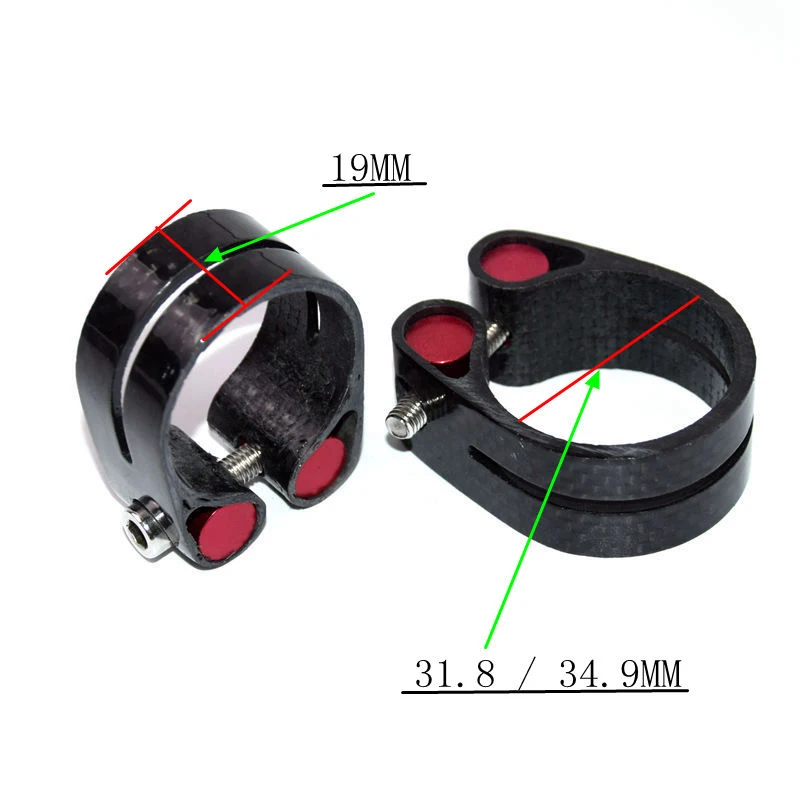 Full Carbon Seatpost Clamp for Mountain and Road Bike Bicycle Seat Clamp MTB Parts Newest