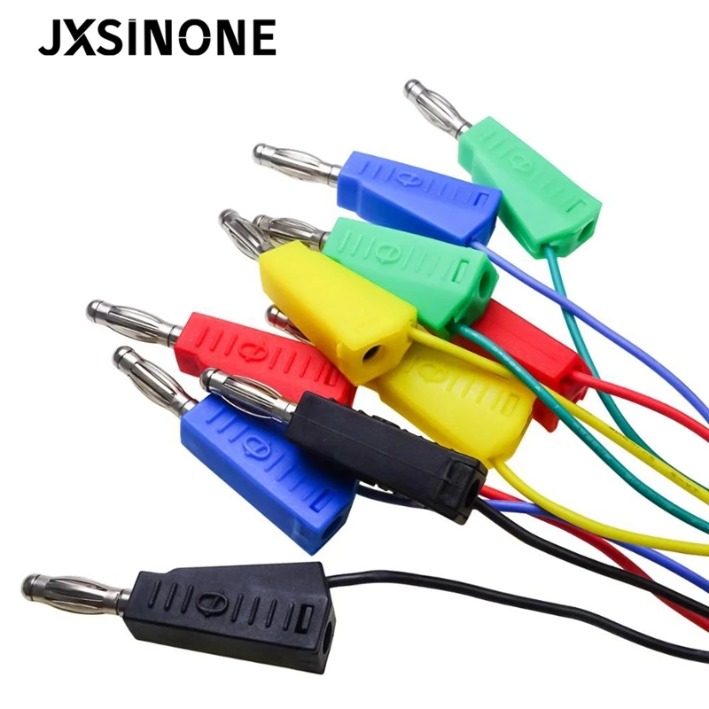 تكويم الموز التوصيل إلى الذكور/الإناث البلوز 26 AWG اختبار الرصاص ملزمة آخر إلى لحام اللوح لينة سيليكون مرنة الرصاص