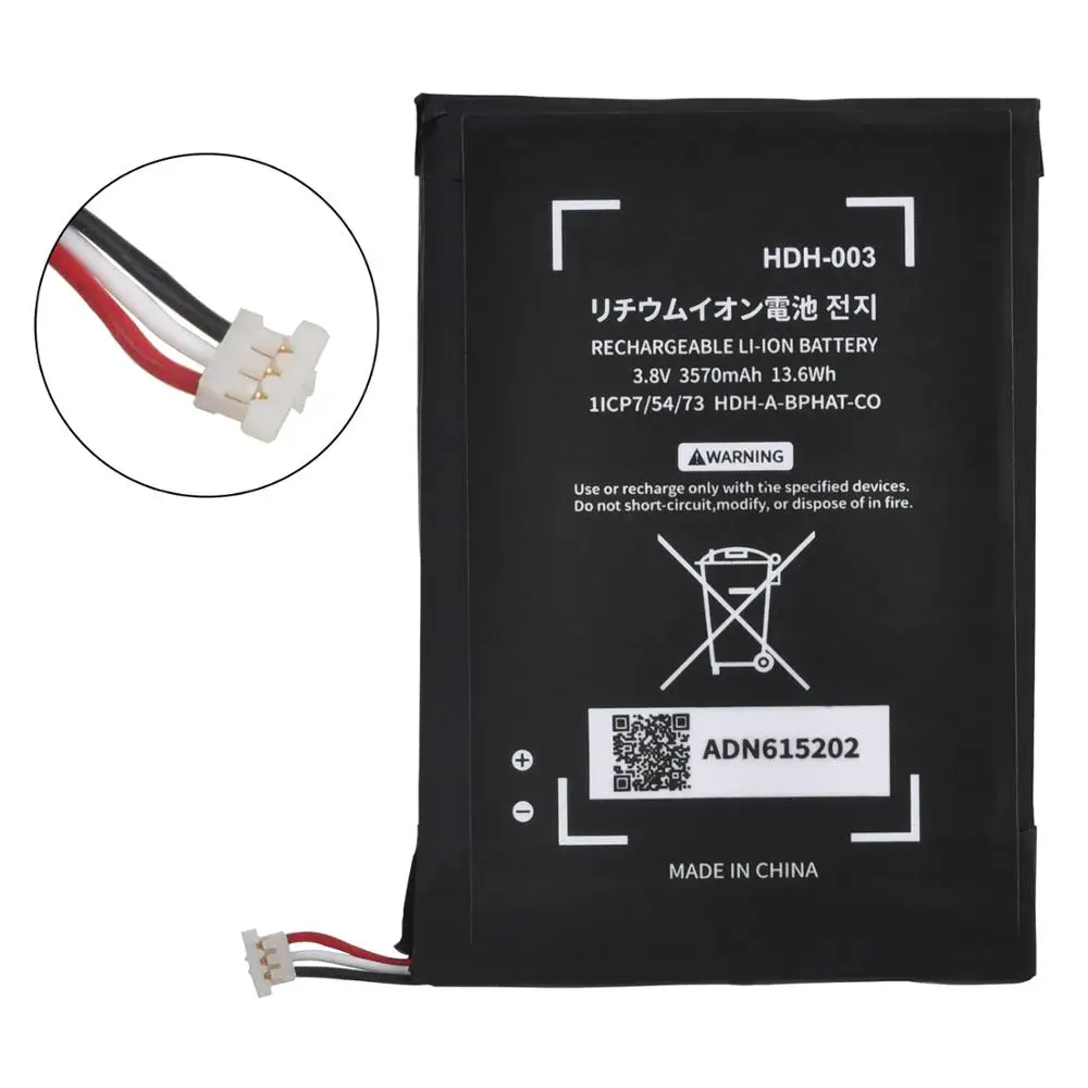 3.8v 3570mAh HDH-003 Battery for Nintendo HDH-001 HDH-002 Switch Lite Game Player &Repair Tool Kit