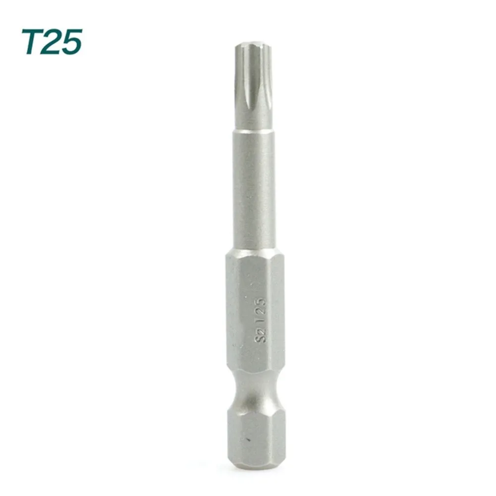 1pcs S2 Alloy Steel 50mm Long Torx Screwdriver Bit 1/4\