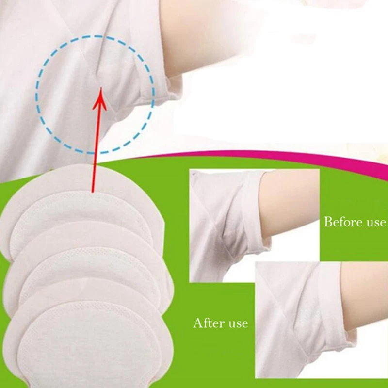 20pcs Disposable Armpits Sweat Pads Summer Anti Sweat Stickers Deodorant Deodorant Women Underarm Gasket Absorbing Pads TSLM2