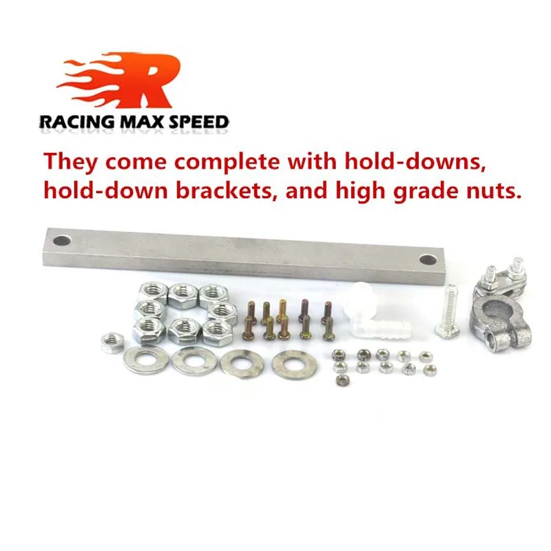 Racing auto Complete Aluminum Battery Box Relocation Kit Universal Billet Race Off Road Kit fit for all cars BBRK-01