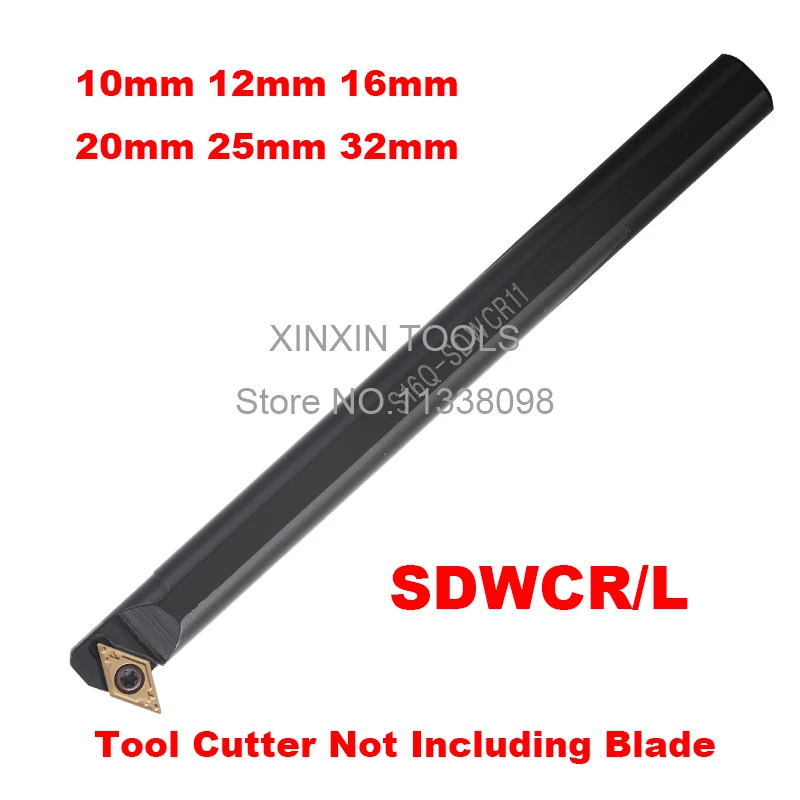 1PCS 10mm 12mm 16mm 20mm 25mm 32mm S12M-SDWCR07 S16Q-SDWCR11 SDWCR07 SDWCR11 SDWCL07/11 Right/Left Hand CNC Turning Lathe tools