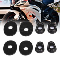 For Yamaha YZF R6 2006-2014 Turn Signals Indicator Adapter Spacers YZF-R6 Refit Motorcycle Black Blinker Flashing Lights Spacer