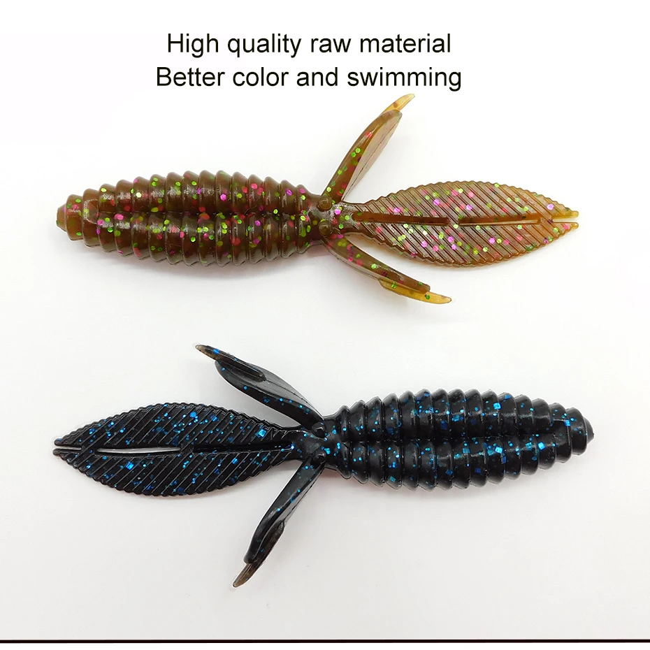 ESFISHING Soft lure Platyfish Leurre 100mm 9g Artificial Silicone Bait Crankbait Fishing Lure Flexible Tackle for Sea Fishing