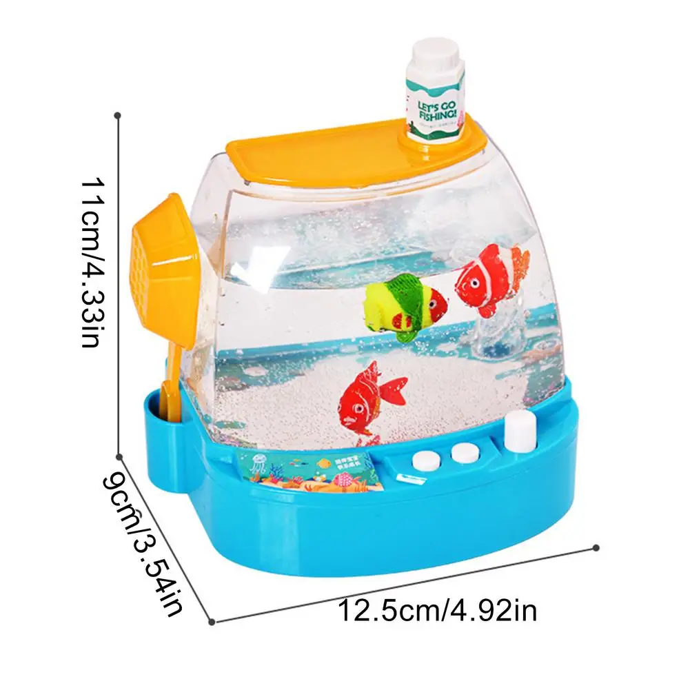 Electric Fish Tank Interactive Feeding Experience Children Children\'s Simulation Interesting Toy Kids Aquarium Electric Fish Toy