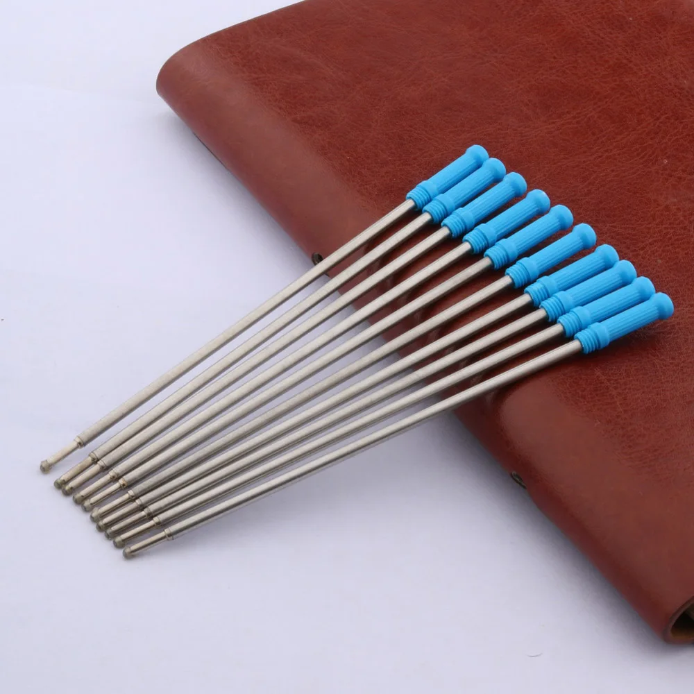 

WHOLESALE 100pcs Blue Ballponit Pen Refill Top Quality