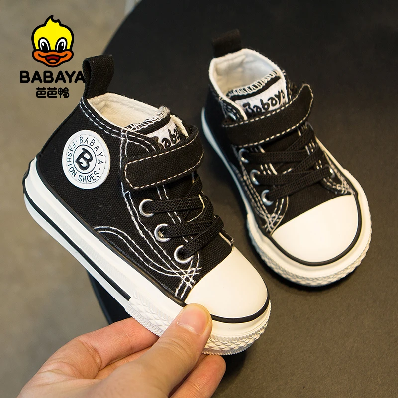 Babaya Baby Shoes Girls 1-3 Years Old Children Canvas Shoes Boys Baby Soft Bottom Breathable 2021 Spring New Toddler Boy Shoes