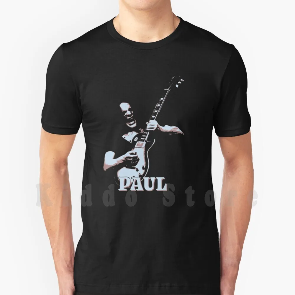 Paul Kossoff T Shirt DIY Big Size 100% Cotton Alright Now Rodgers Paul Prog Blue Guitar Free Queen Cool Love Lyrics Want It All