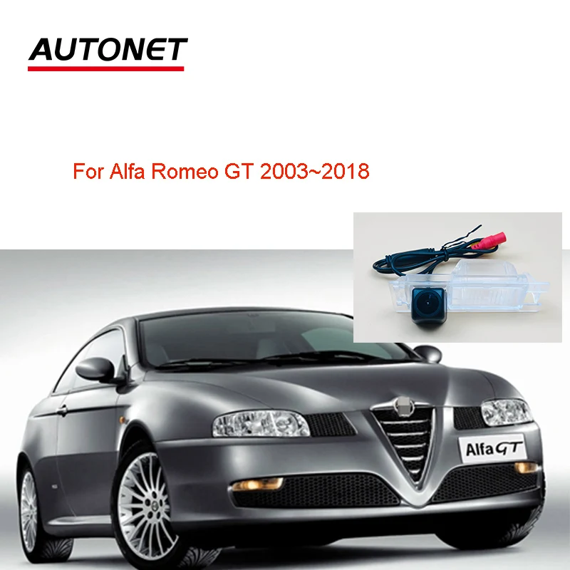 

Autonet HD Rear view camera For Alfa Romeo GT 2003~2018/Alfa Romeo Nuvola Spider AHD CVBS reversing camera/license plate camera