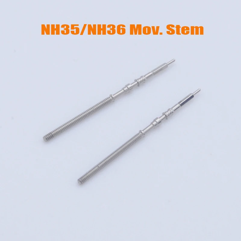 

1/2PCS japan Crown Winding Stem NH35/NH36 Stem fit for NH35 NH36 NH38 NH39 Movement Stainless Steel Stem Watch Repair Kits