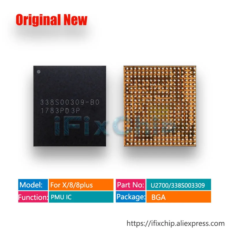 10pcs/lot 100% New U2700 PMU For iPhone 8 /X /8 Plus /8Plus PMIC Big Main Power Management Chip IC