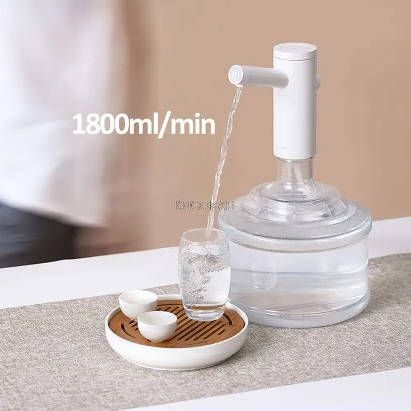موزع مياه أوتوماتيكي ، مضخة مياه كهربائية محمولة ذكية مع USB ، دلو كمي