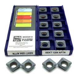 SEKT1204 AFTN LT30 Carbide Insert Turning Tool Indexable Tools SEKT 1204 Milling Tool Metal Lathe Tool Turning Insert Hard Alloy