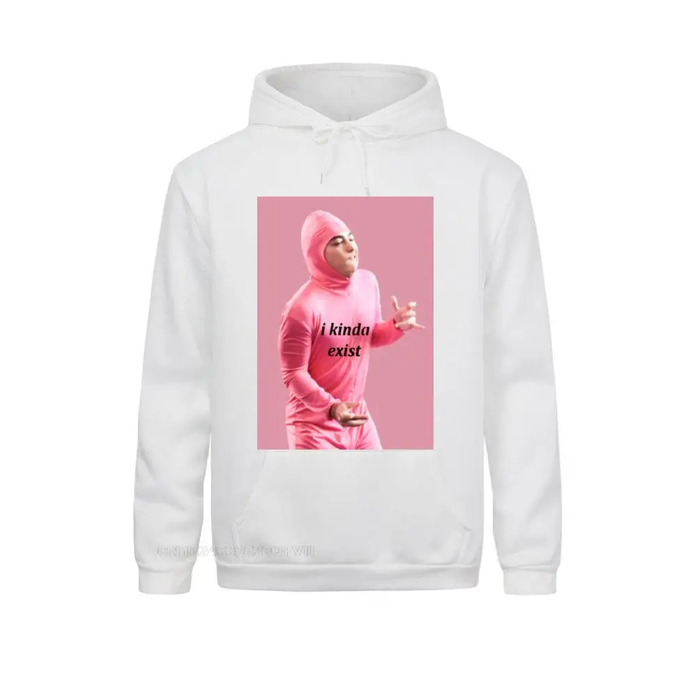 Men Pink Guy I Kinda Exist Pullover Hoodie Filthy Frank Joji Meme Japanese Youtube Fitness Pullover Hoodie Hoodie Harajuku