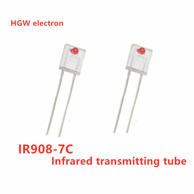 50pcs Side of tube infrared receiving PT908-7c/IR908-7c infrared receiving tube/tubes inserted straight