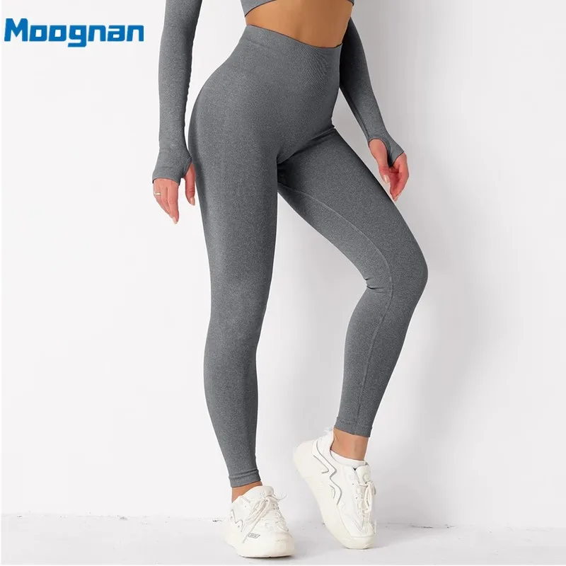 Seamless Push Up Pants Women Gym Sexy High Waisted Sport Leggings Tummy Control Leggings Running Jogging Sports Pants 2021 New