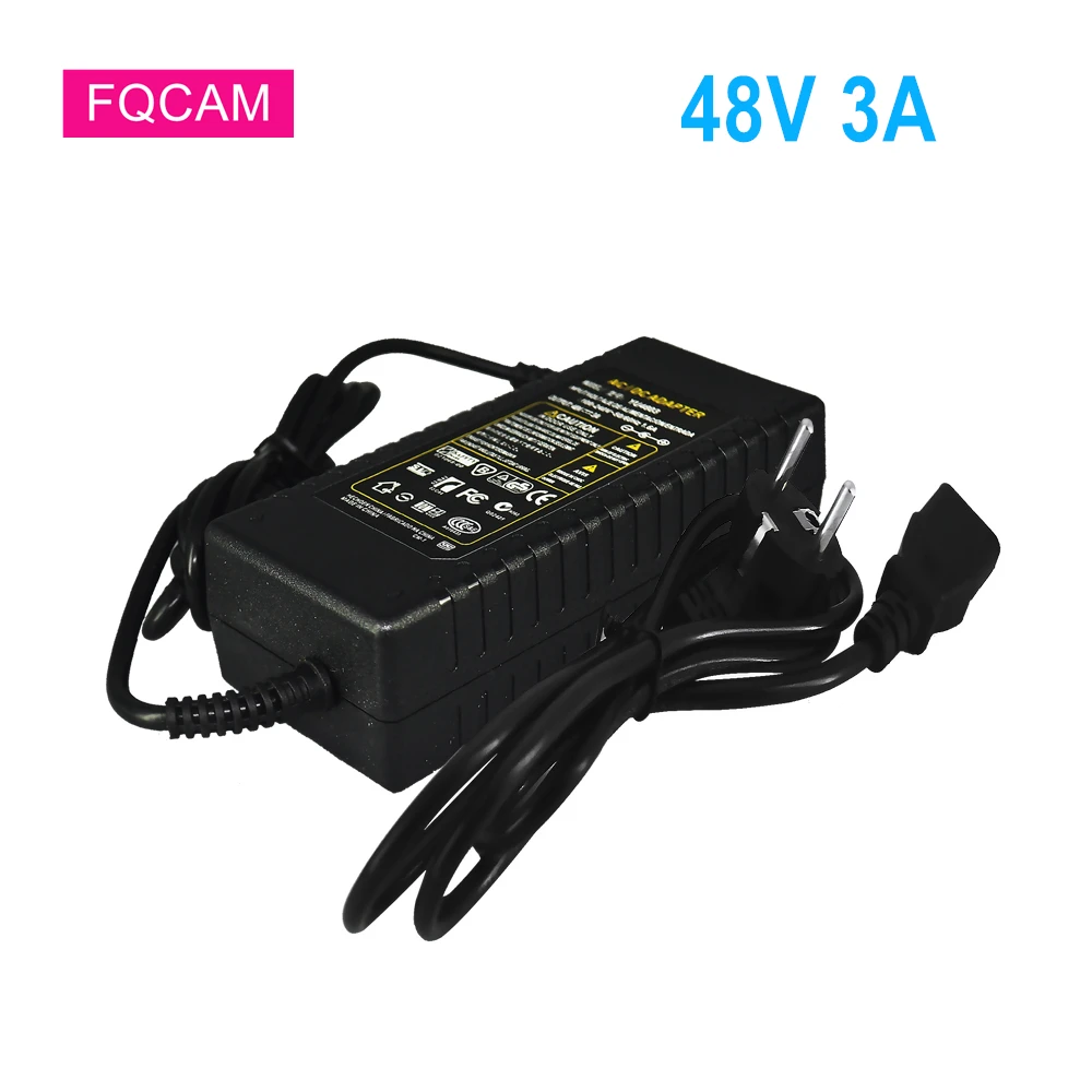 

DC 48V 3A Power Supply POE Adapter Charger For CCTV POE IP Camera POE NVR POE Injector Accessories