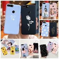 For Honor 9 Lite Case Flower Soft Silicone Couqe Phone Case on Huawei Honor 9 Lite Cover Cases For Honor9 9lite Back Cover Cute