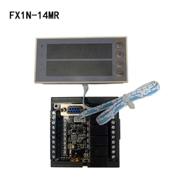 FX1N-14MR programmable controller PLC relay delay module DC 24V Industrial Control Board  with parameter display board