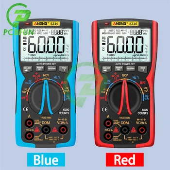 SZ16 SZ17 Digital Multimeter 6000 Professional True RMS AC/DC Analog Multimeter Transistor Capacitor NCV Detector LCR Meter