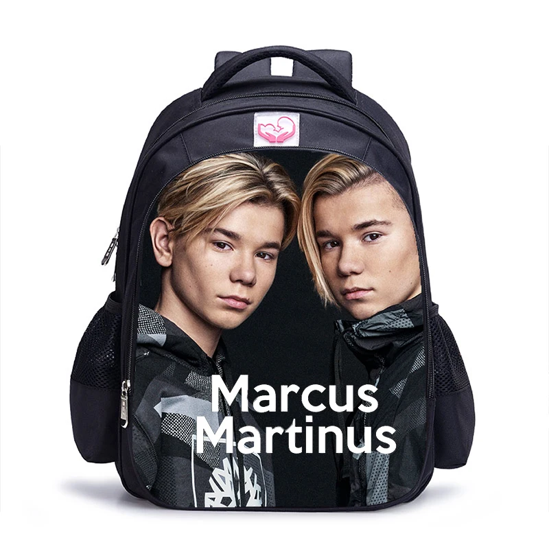 16 inch Marcus and Martinus Children Backpack Student Schoolbag Boys and Girls Shoulder Bags Orthopedic Mochila