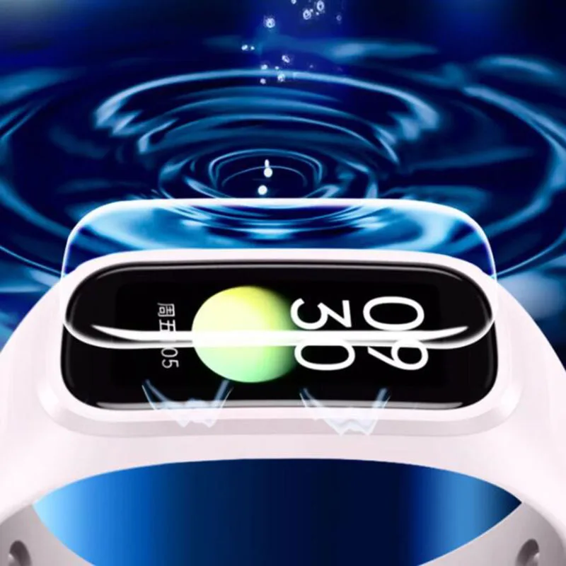 Bộ 5 TPU Trong Suốt Đeo Thông Minh Bảo Vệ Bộ Phim Bảo Vệ Cho OPPO Ban Nhạc Vòng Tay Thông Minh Dây Full Màn Hình Bìa Bảo Vệ Phụ Kiện