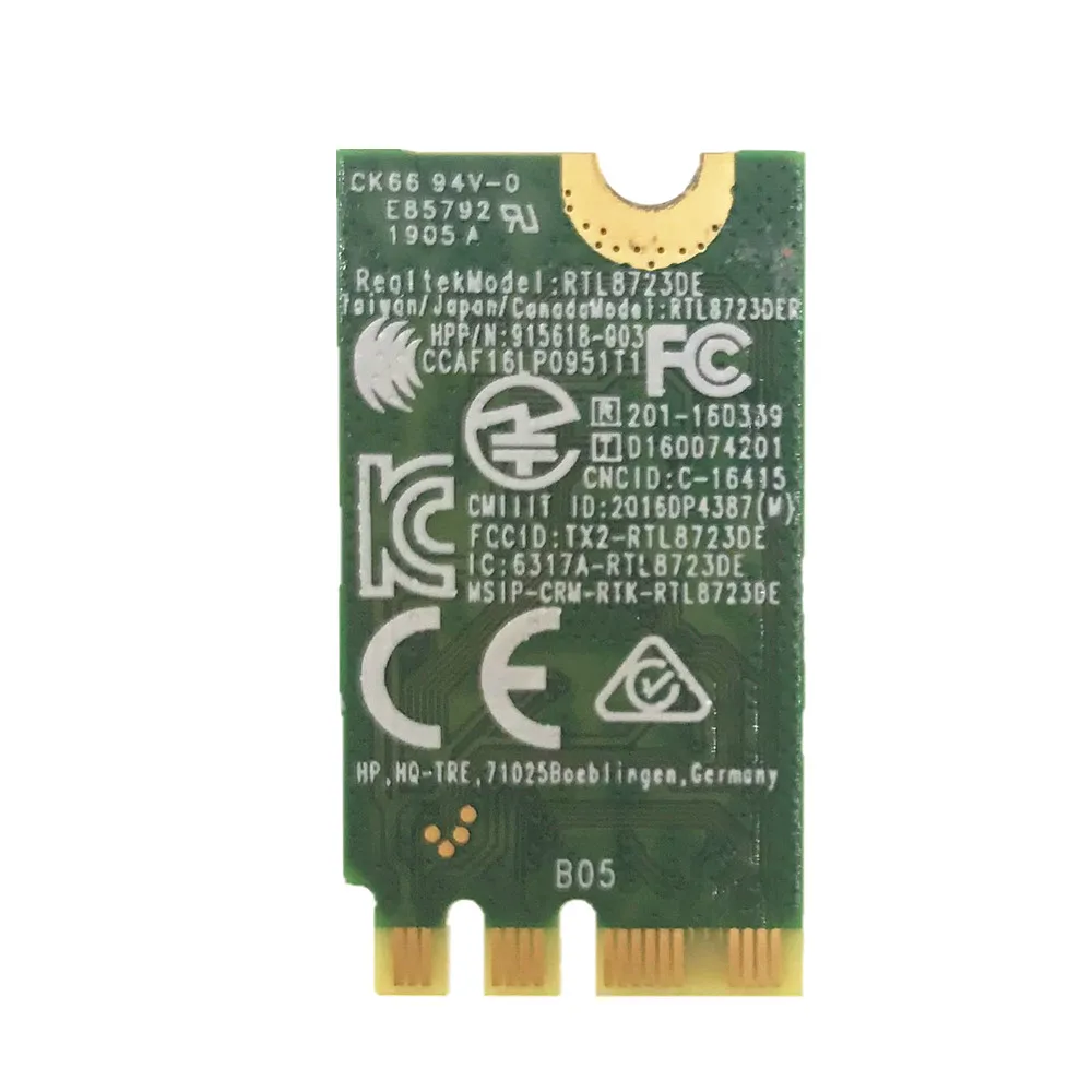 Realtek AW-NB274NF RTL8723DE 300Mbps NGFF 2.4G Wireless+Bluetooth-compatible 4.0 Network Card for HP Shenzhou Samsung Acer