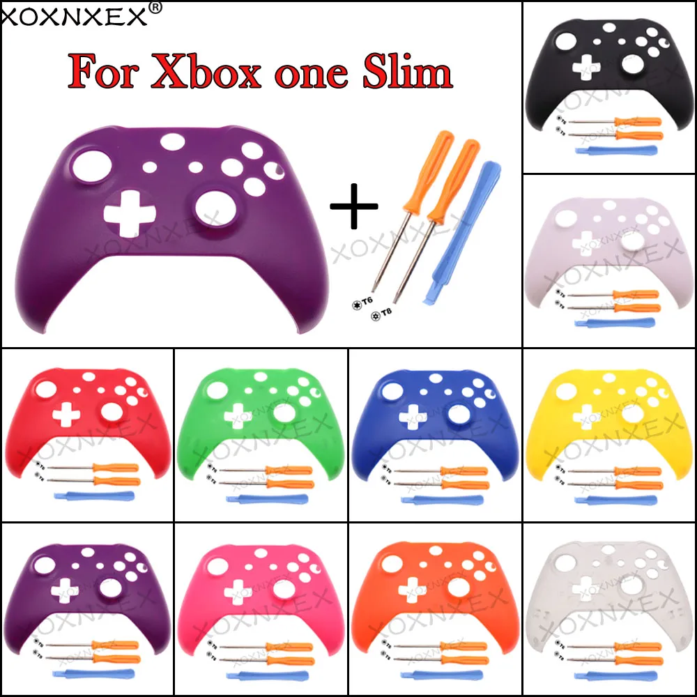 Front schale für Xbox One Slim Matte Ersetzen Sie die obere Shell-Abdeckung für das Xbox One X S Slim Controller-Gehäuse