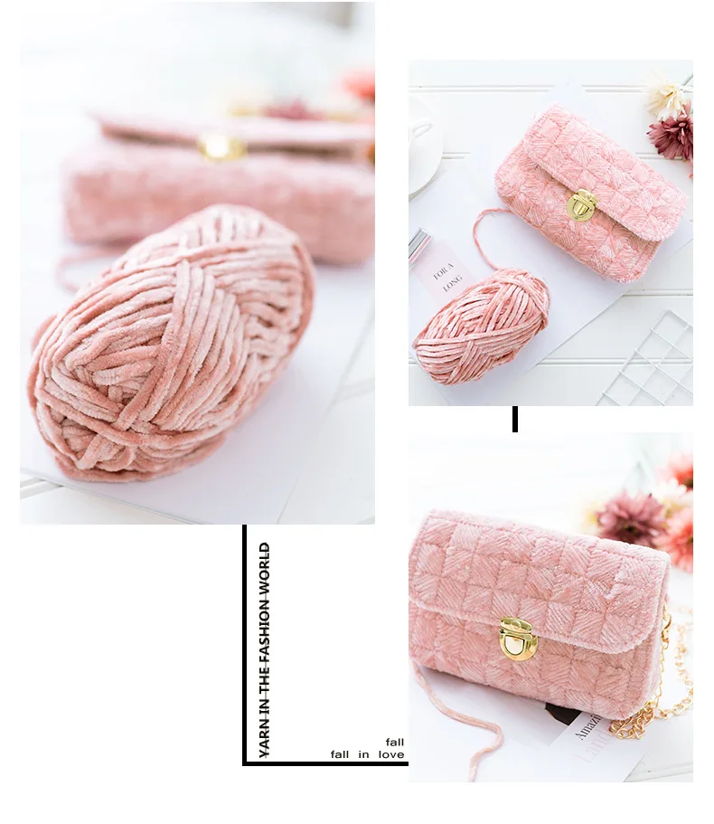 100g Snowy Knitting Wool Thick Warm Yarn Handmade DIY Crochet Yarn For Knitting Velvet Shoe knitted Baby Scarf Line