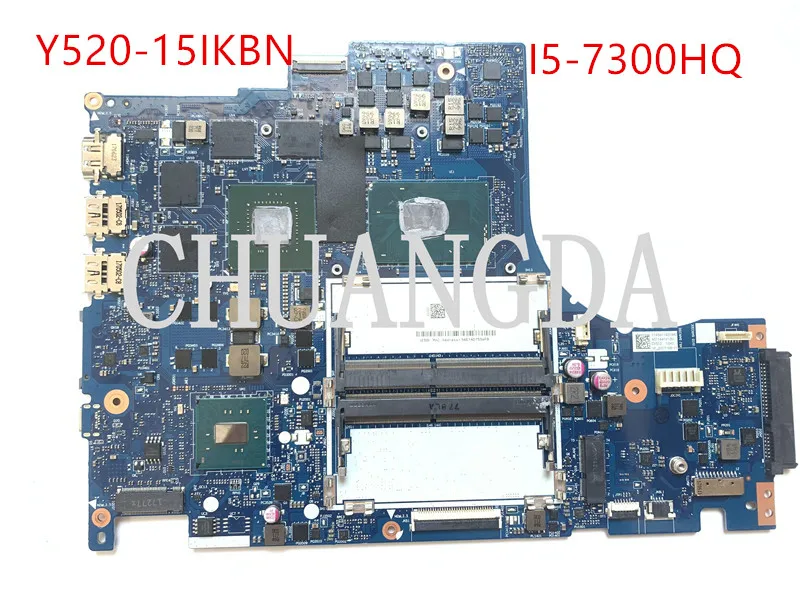 

DY512 NM-B191 for Lenovo Y520 Y520-15IKBN notebook motherboard CPU i5 7300HQ GPU GTX1050 100% test work