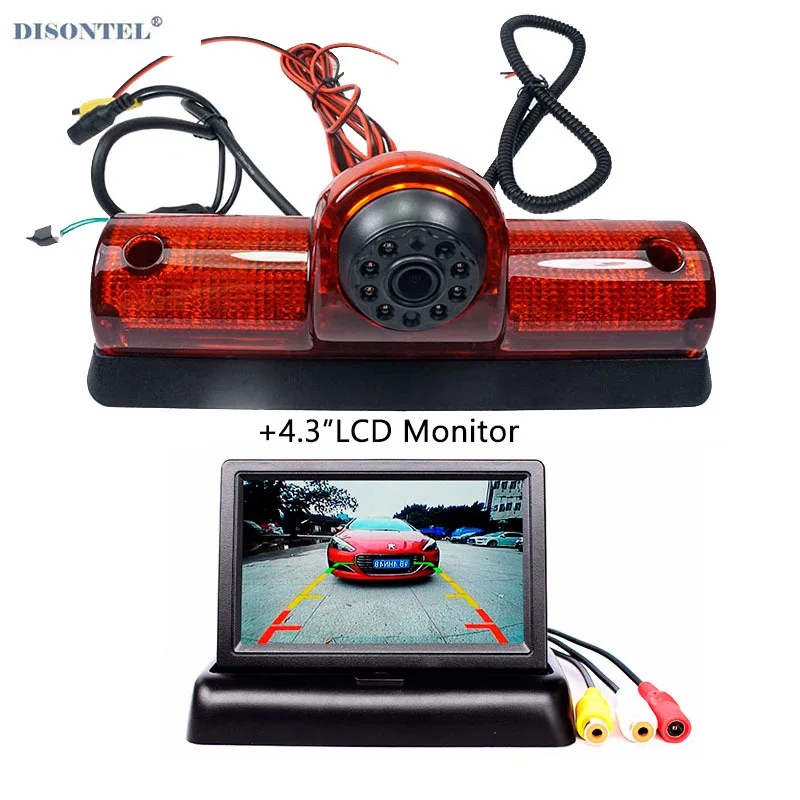 

Car Rear View Brake Light Camera for Nissan NV 1500, 2500 and 3500 series 2012-2021 With 4.3" LCD Monitor Parking system