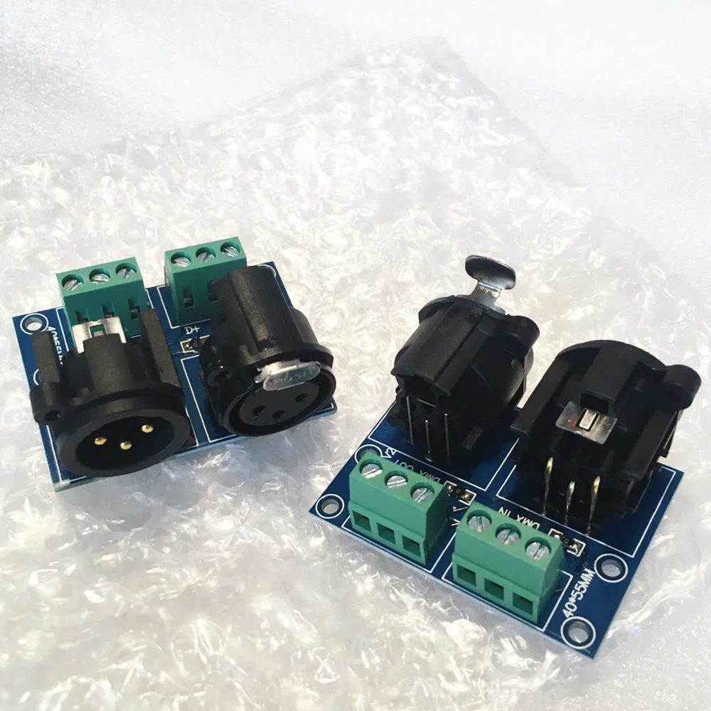 DMX512 XLR3 connector to 3pin ,3Pin to XLR3, use for DMX controller