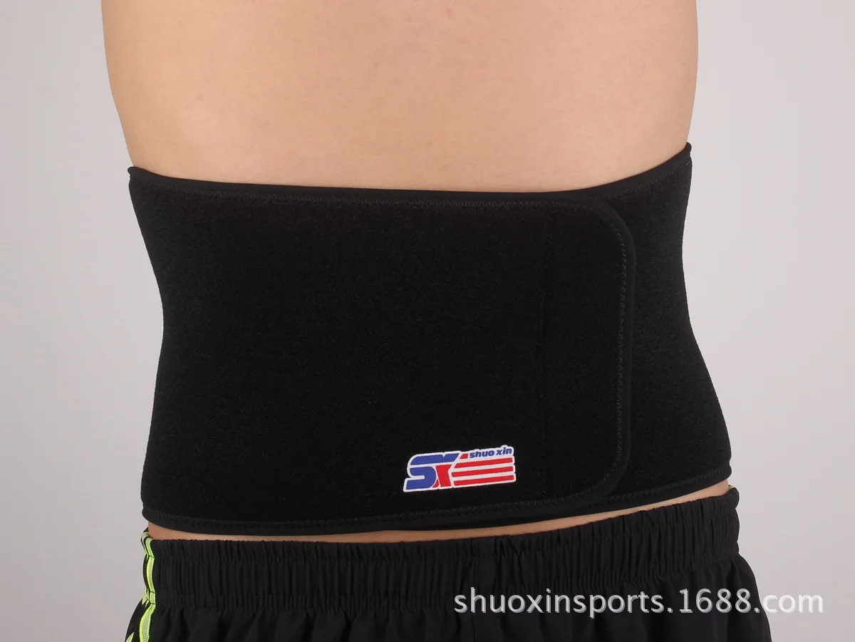 Breathable Sports Waist Support/Fitness Body-Hugging/Health Massage/Sport Ware Sx631 Black One Pack