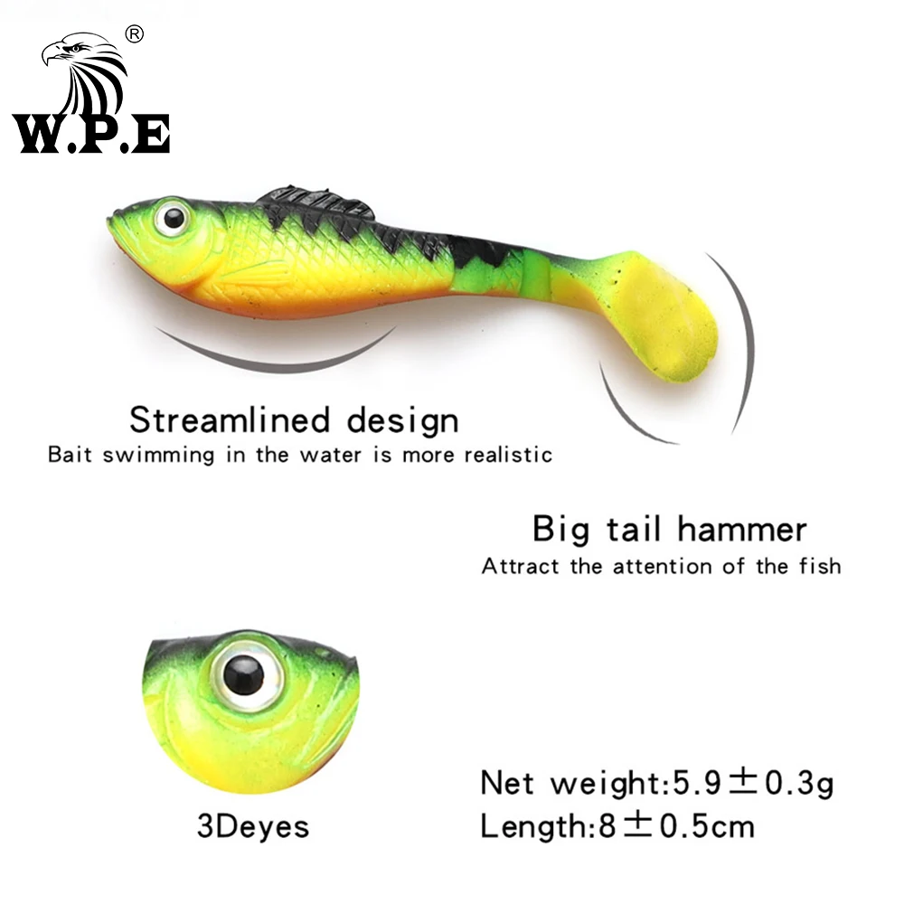 Biónic W.P.E Señuelo Silicona 80mm - imagen 4