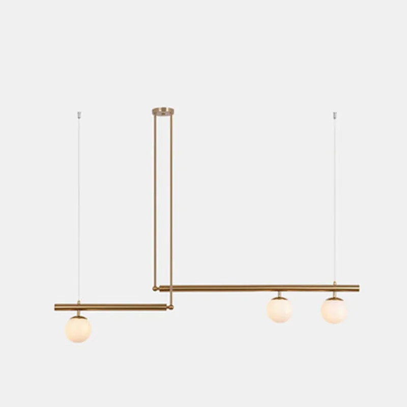 

Nordic Modern Led E14 Straight Chandelier For Dining Room Brush Gold Hanging Chandelier Lighting Lustre Indoor Light Lamparas