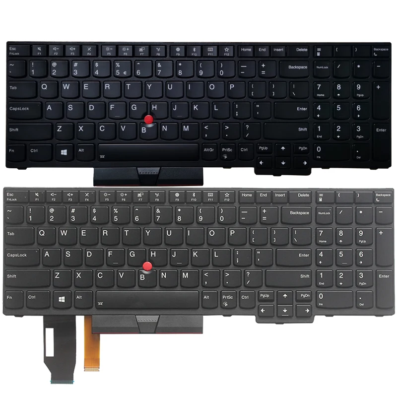 

Pop US laptop Keyboard for Lenovo ThinkPad E580 E585 E590 E595 T590 P53S L580 L590 P52 P72 P53 P73 US keyboard