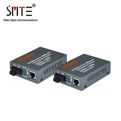 Optical Media Converter HTB-1100S 25km 10/100Mbps RJ45 Single Mode single Fiber TX RX SC 1550nm