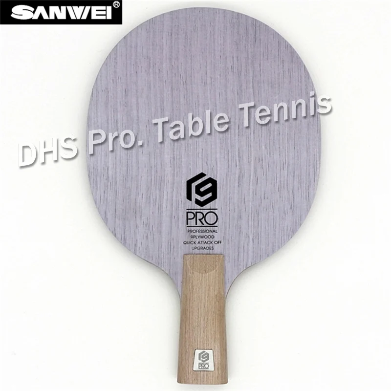 SANWEI Table Tennis Blade V9 PRO 9 ply pure wood All-around pips-long ping pong racket bat paddle