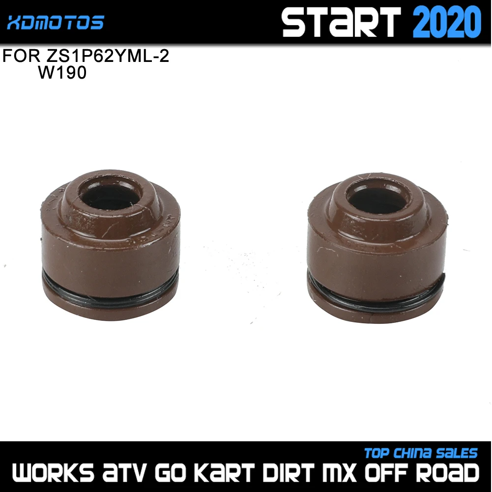 Motorcycle Valve Oil Seal For Zongshen 190cc Z190 W190 ZS1P62YML-2 2V Electric Starter Engine Dirt Pit Bike Atv Quad