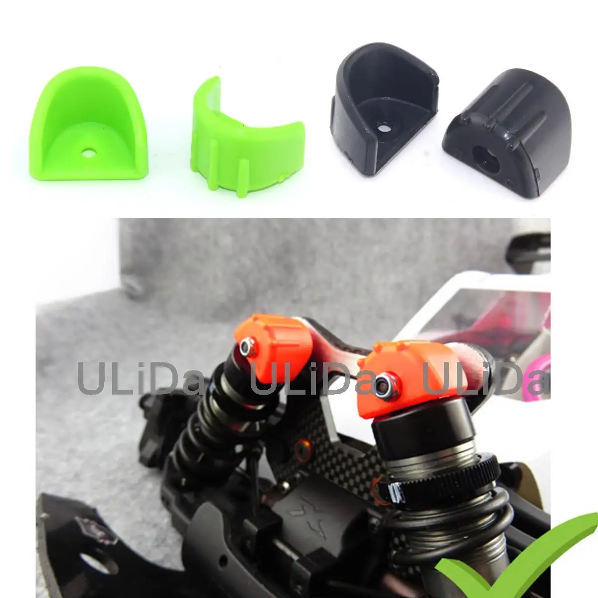 Shock Absorber Wear Resistant Cover Absorption Guards For 1/8 RC Car Monster Truck Buggy HSP HPI Traxxas Redcat Racing