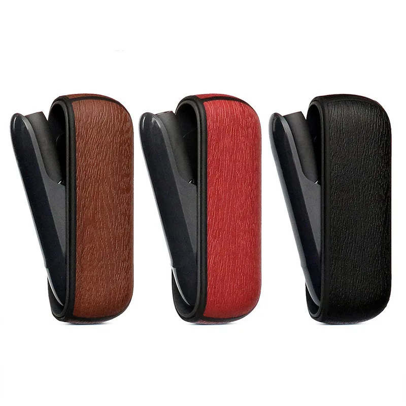 Bling Wood Crocodile Style Case for IQOS 3DUO Cover Protective Leather Pouch Bag for ICOS 3 DUO Accessories