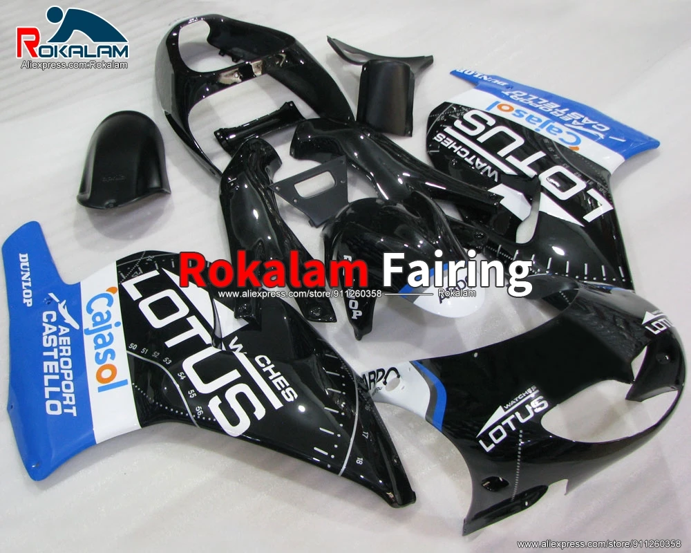 ABS Plastic Fairing Kit For Aprilia RS250 1995 1996 1997 RS-250 95 96 97 Blue Black White Motorcycle Body Set