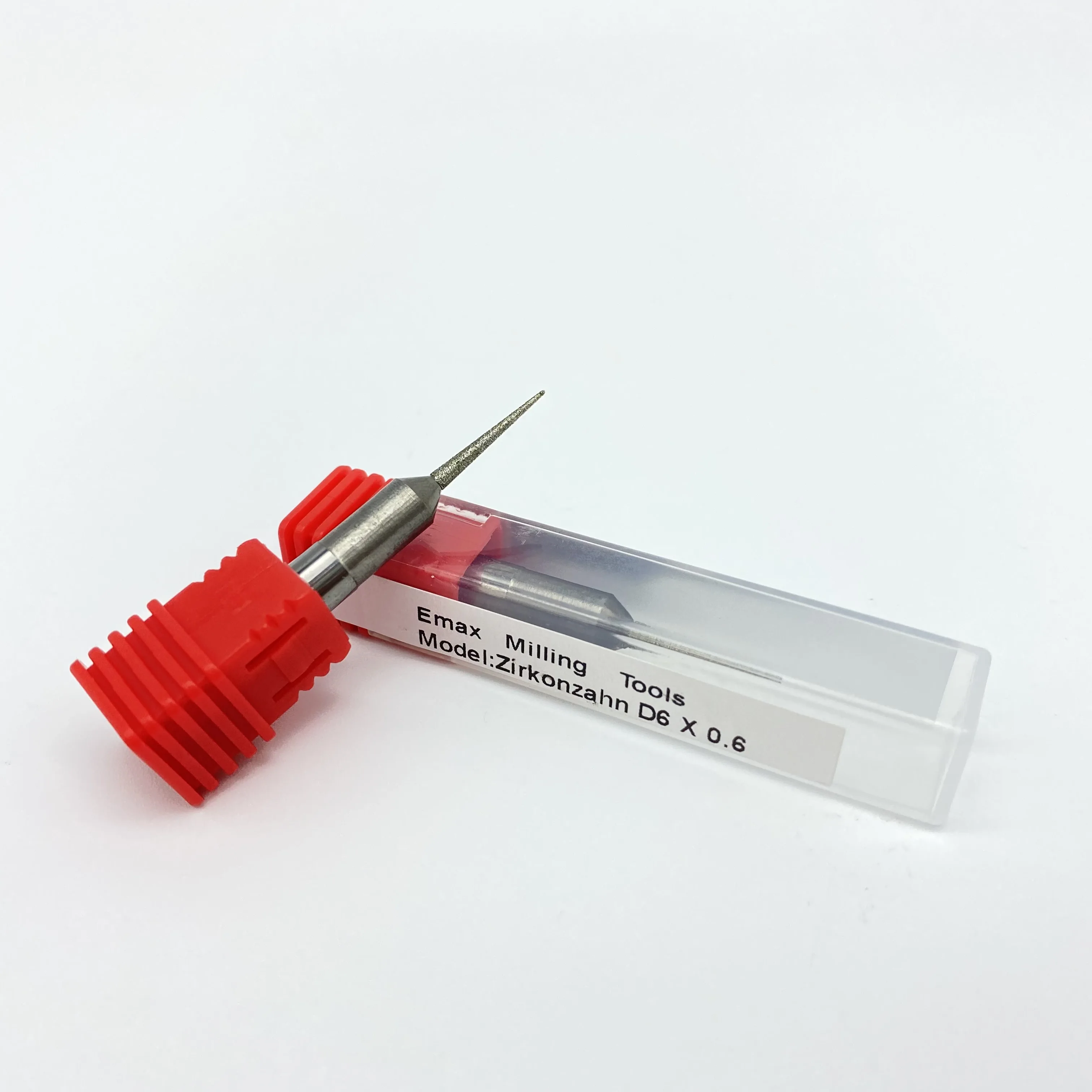 Dental zirkonzahn milling burs compatible with all zirkonzahn milling machines using 6mm shank for glass ceramic or Emax