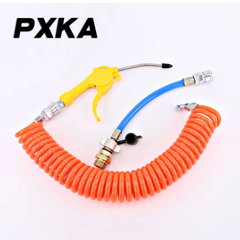 Car truck dust gun air tank dust gun cab three-way high-pressure air gun car air intake pipe blowing gun