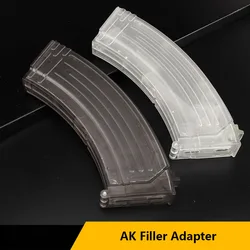 ABS Lightweight Tactical AK Fast Filler Magazine, Plastic Model Hidden Convertible Joint Device