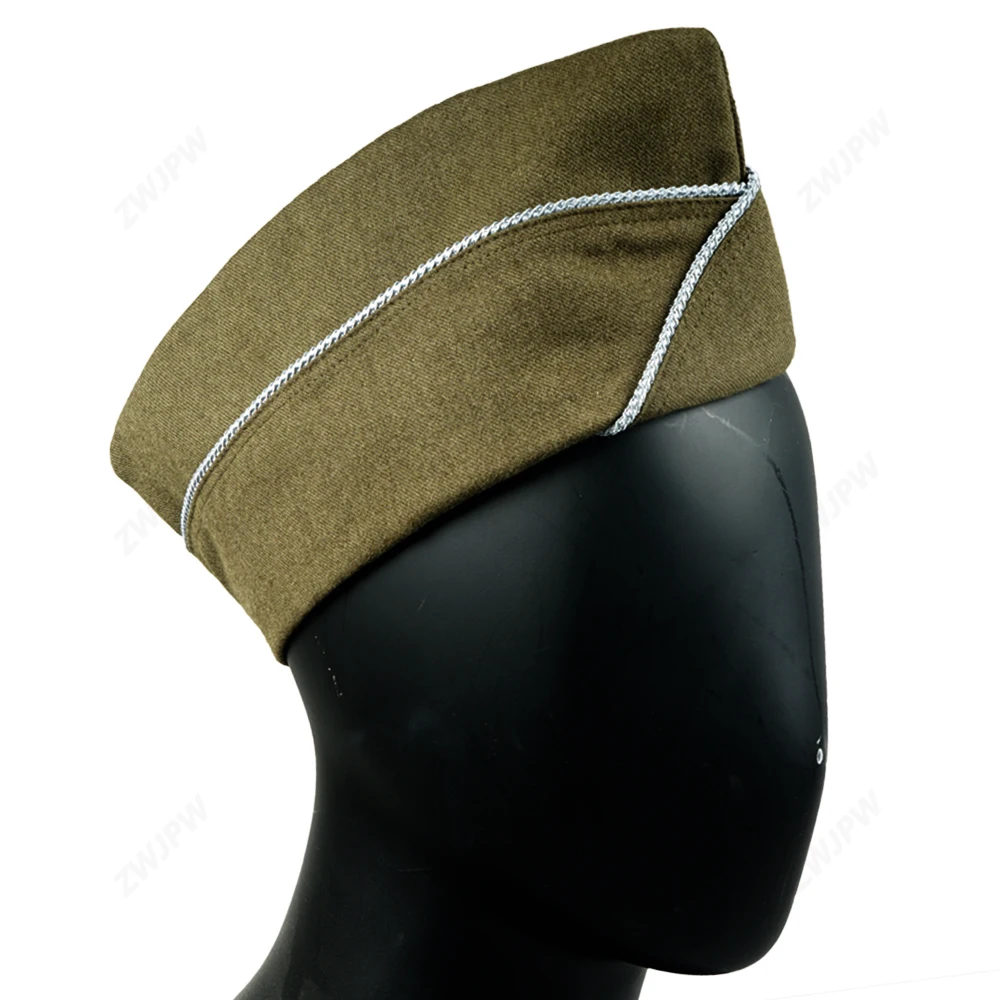 WW2 US ARMY AIRBORNE HAT WOOLEN GARRISON CAP HAT-army green