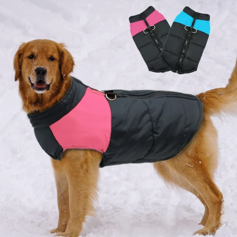 Chaleco impermeable Para Perros grandes, chaqueta cálida de invierno Para mascotas pequeñas y grandes, abrigo Para cachorros, Ropa Para mascotas